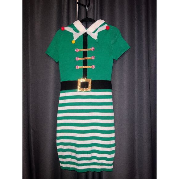 Ugly Christmas Sweater Xmas Size Small Dress - Picture 1 of 3